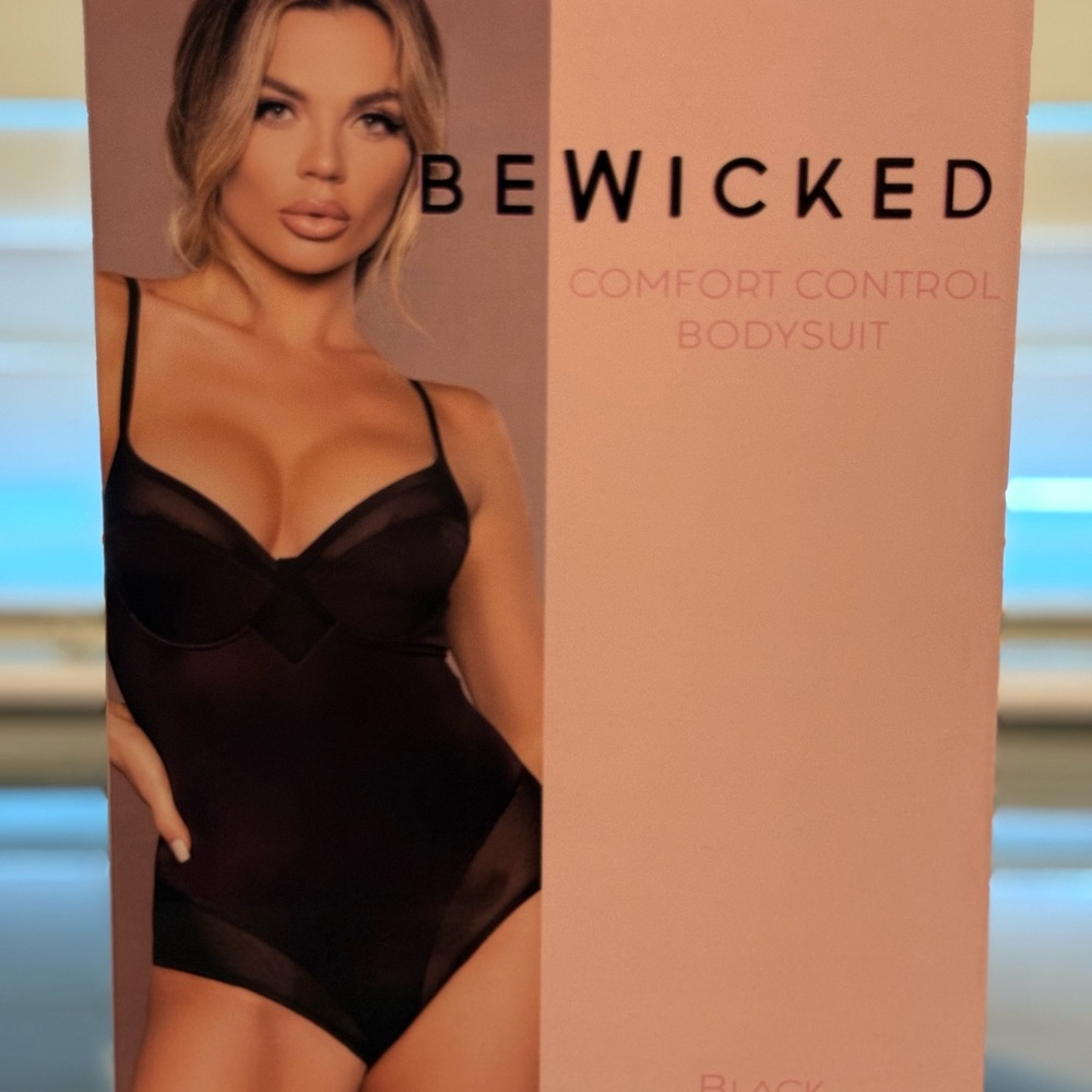 BeWicked Black Shapewear Bodysuit L/XL